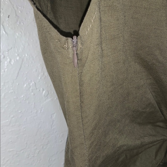 Rool Green Wrap Tie Front Sheath Dress - Picture 3 of 5